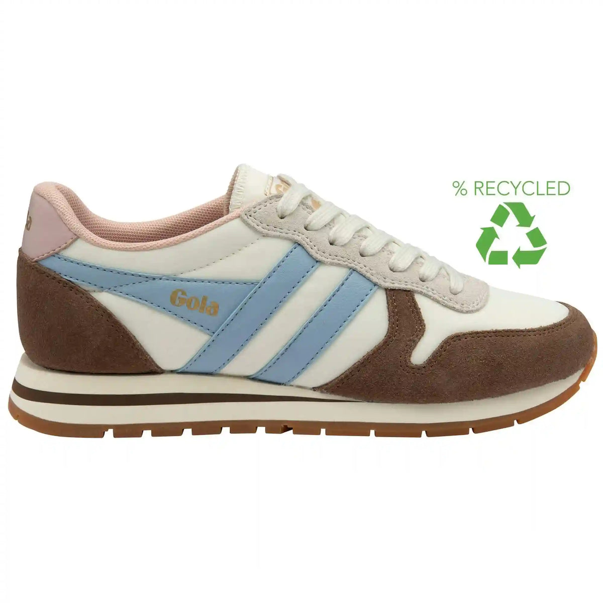 Gola Classics Women's Daytona Chute Sneakers - Off White/Otter/Air