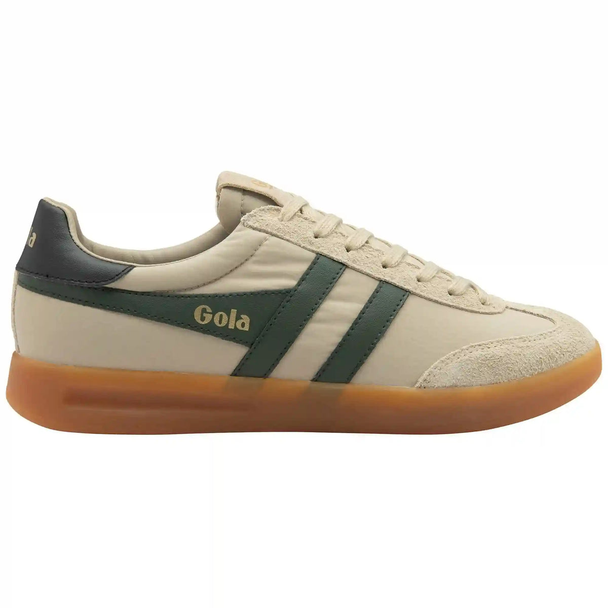 Gola Classics Men's Cyclone Nylon Sneakers - Bone/Dark Khaki/Black/Gum