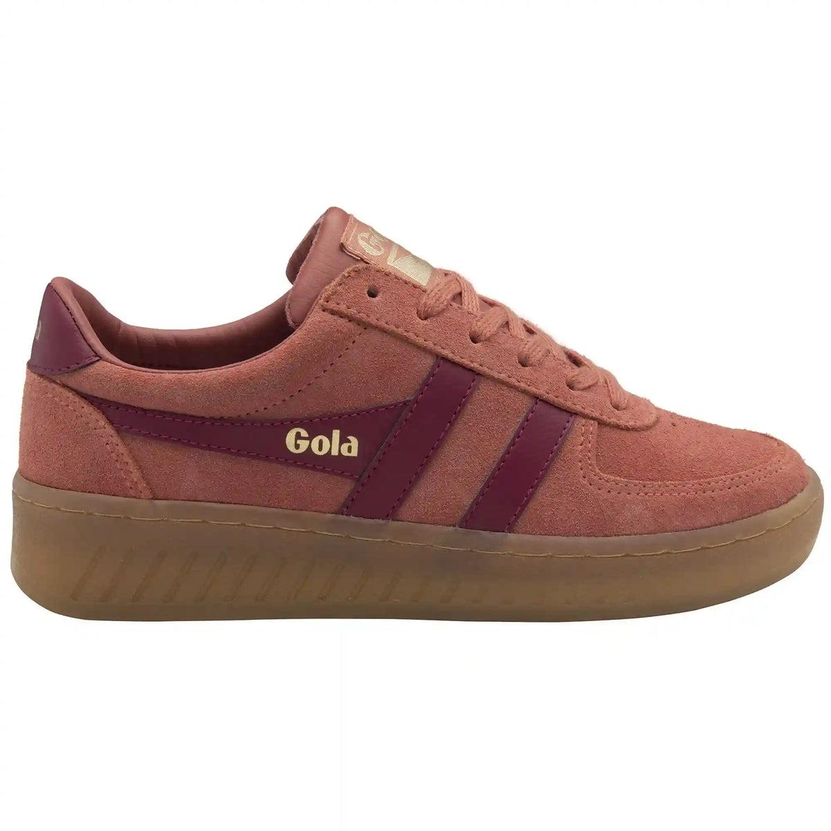 Gola Classics Women's Grandslam Suede Sneakers - Clay/Cerise/Gum
