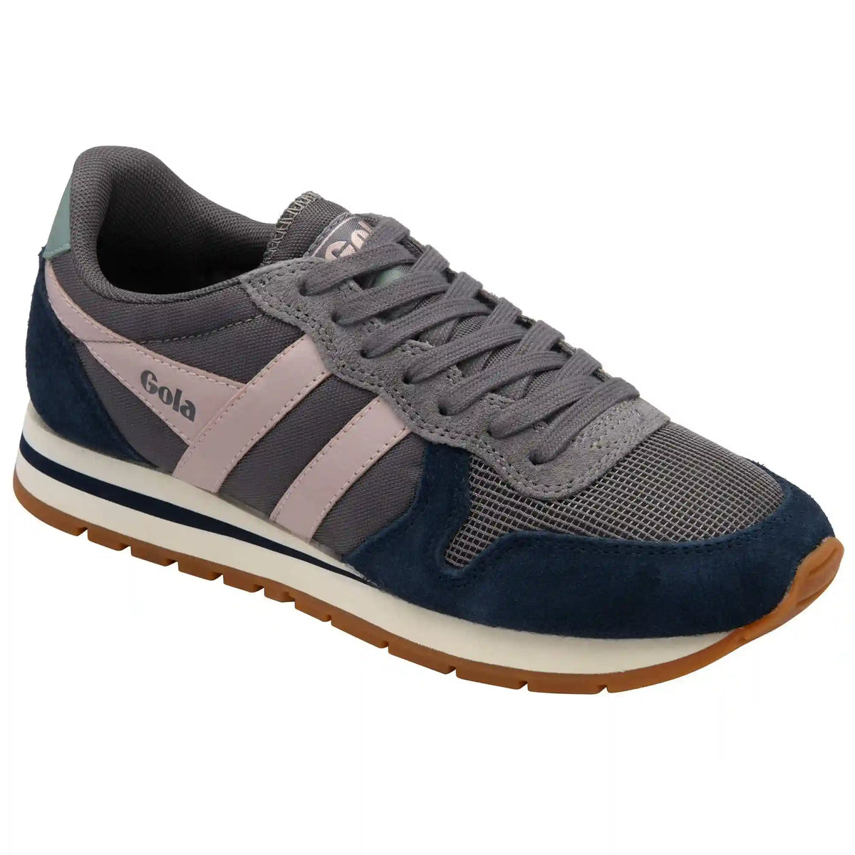 Gola Classics Women's Daytona Sneakers - Ash/Navy/Chalk Pink