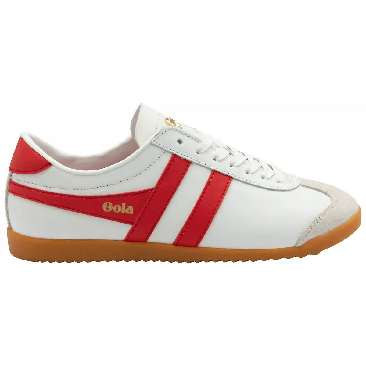 Gola Classics Men's Bullet Leather - White/Deep Red