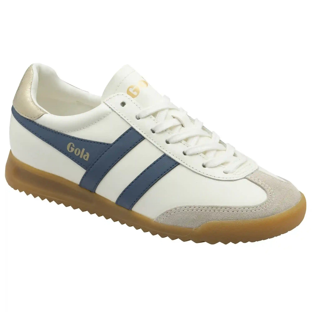 Gola Classics Women's Torpedo Leather Sneakers - Off White/Moonlight/Gold