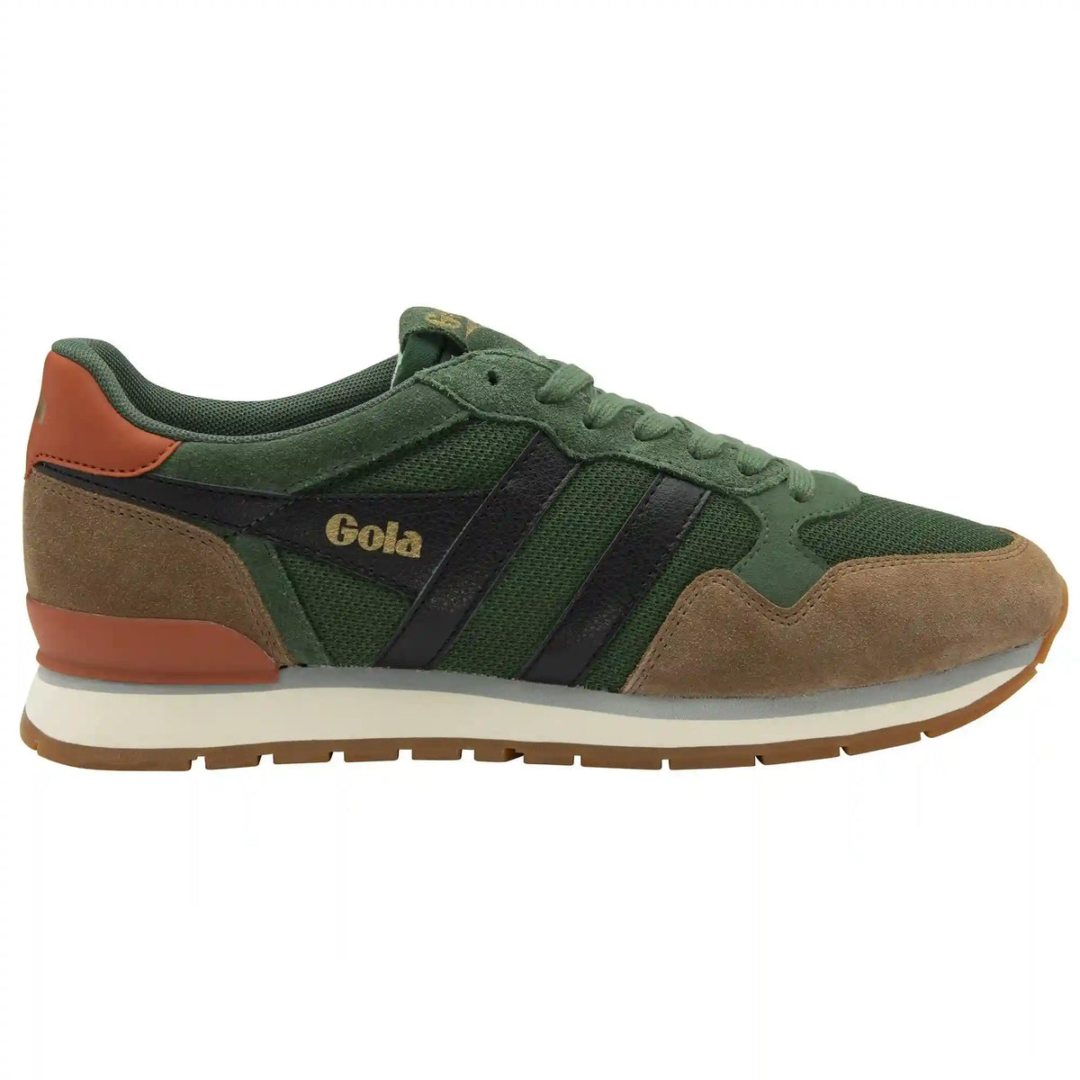 Gola Classics Men's Colorado Sneakers - Evergreen/Tobacco/Black